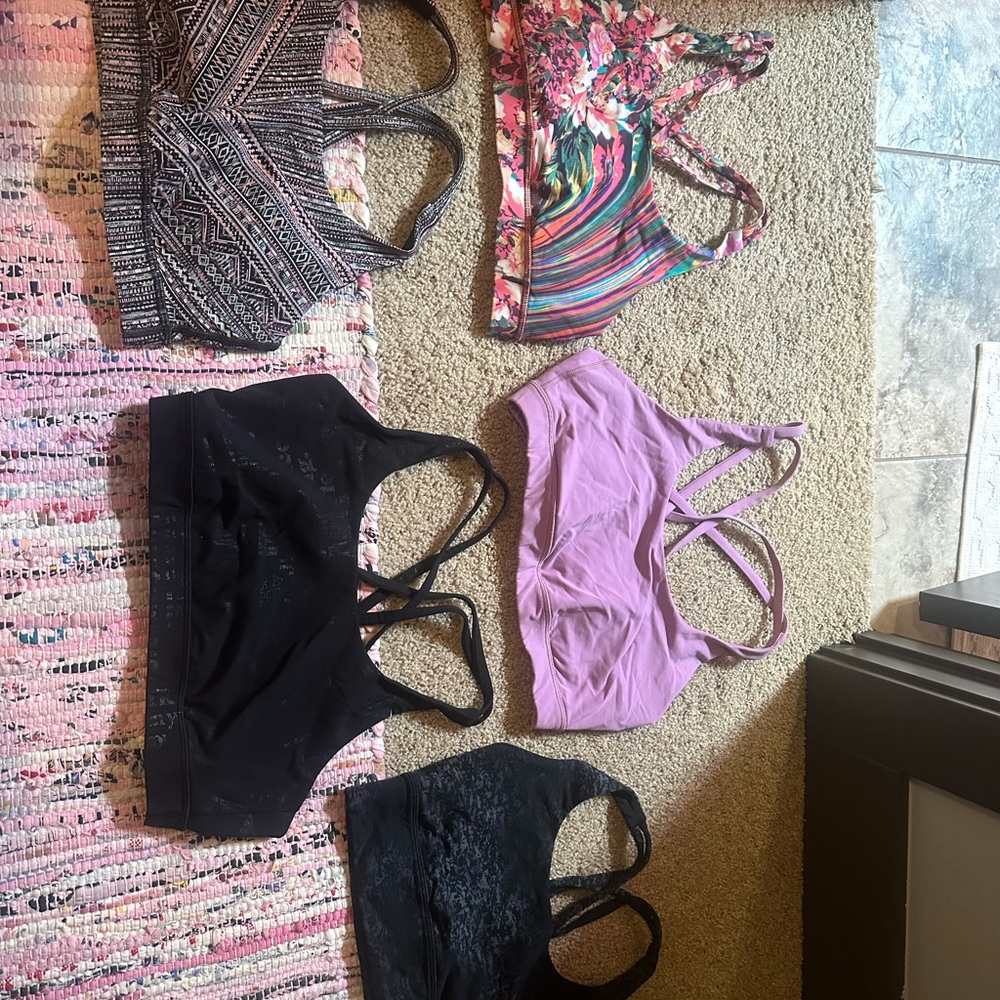Women's Lulu bras - Black, Pink, Multicolor